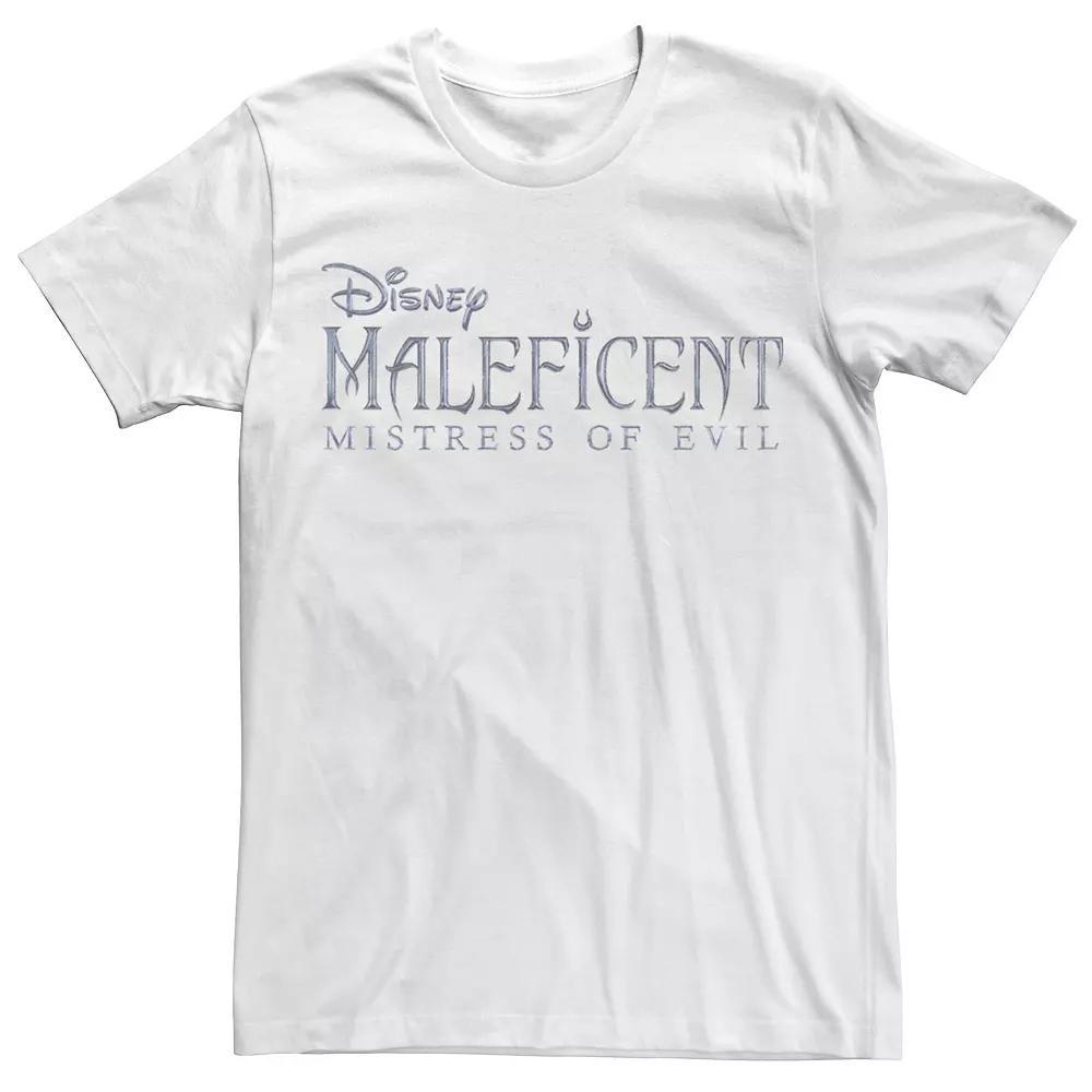 Disney's Maleficent Men's Mistress of Evil Movie Logo Tee, Size: XXL, White Product Image