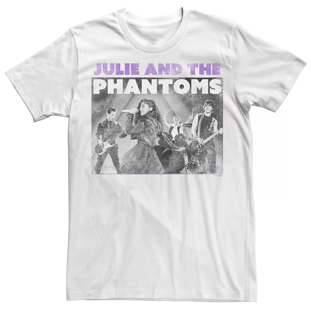 Men's Julie And The Phantoms Julie Band Gig Poster Tee, Size: Medium, White Product Image