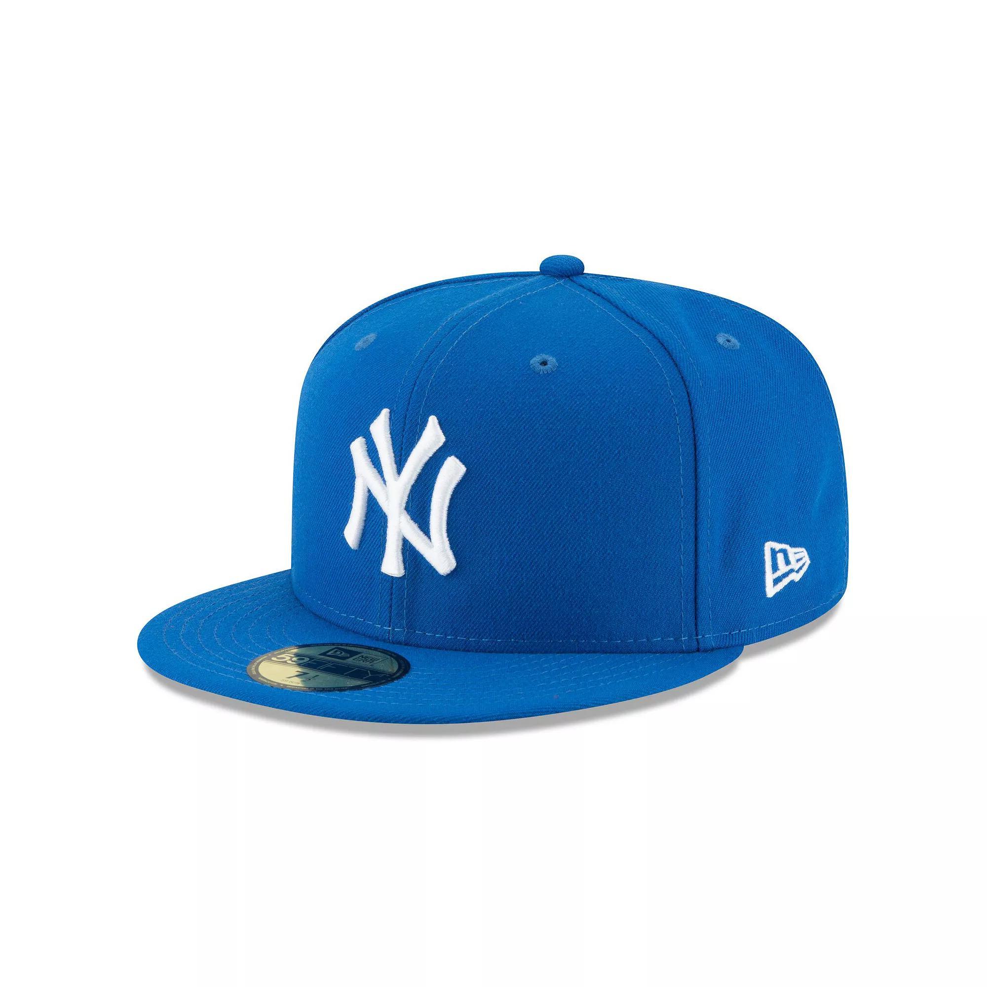 Men's New Era Blue New York Yankees Fashion Color Basic 59FIFTY Fitted Hat, Size: 7 1/4 Product Image