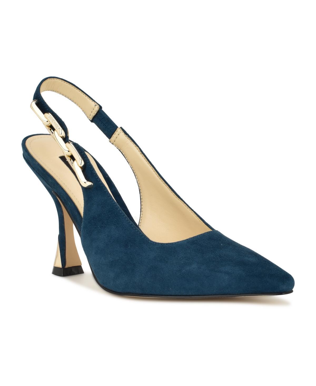 Nine West Veroni Womens Stiletto Slingback Dress Pumps Product Image