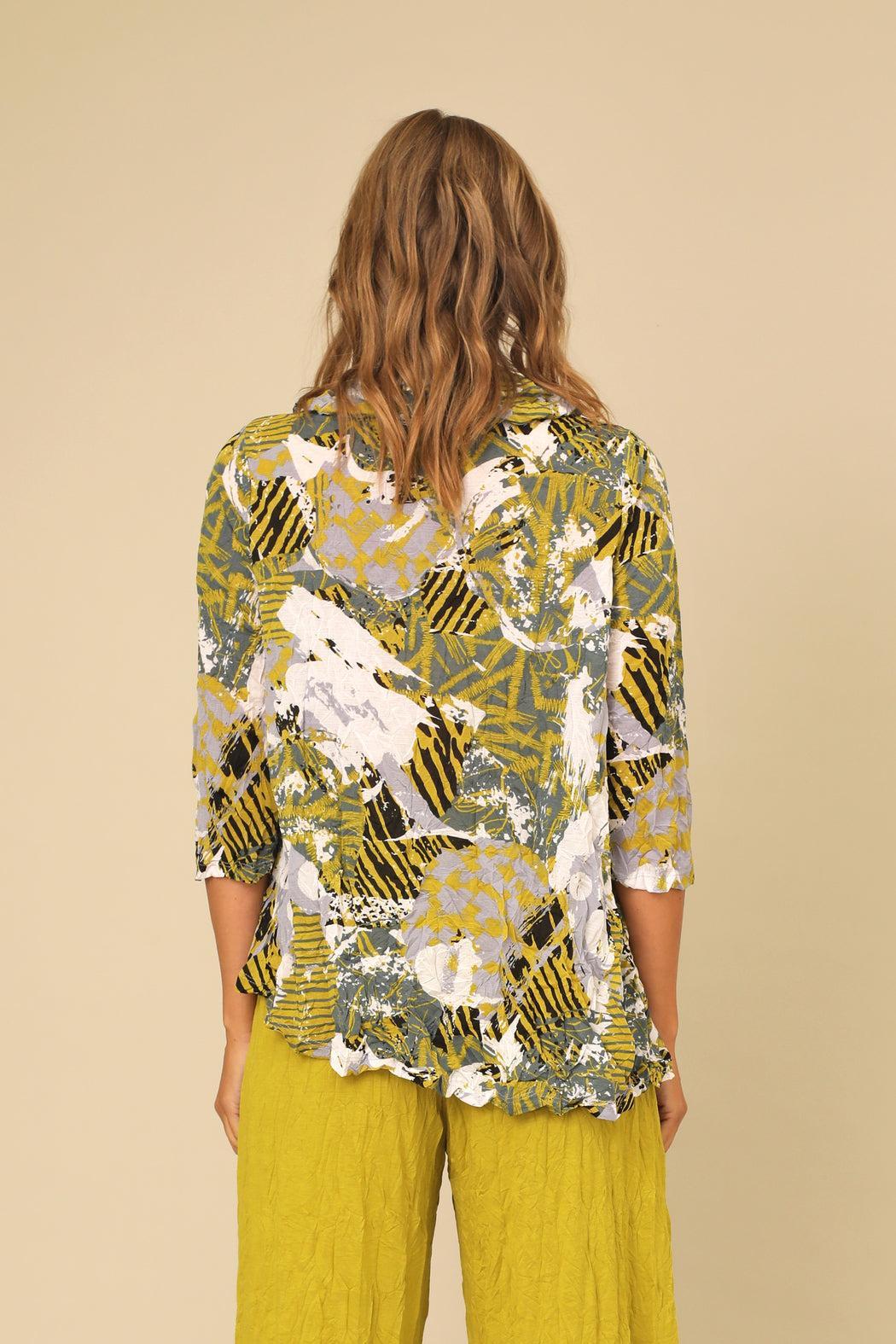 Iris Crinkle Mesh Shirt Product Image