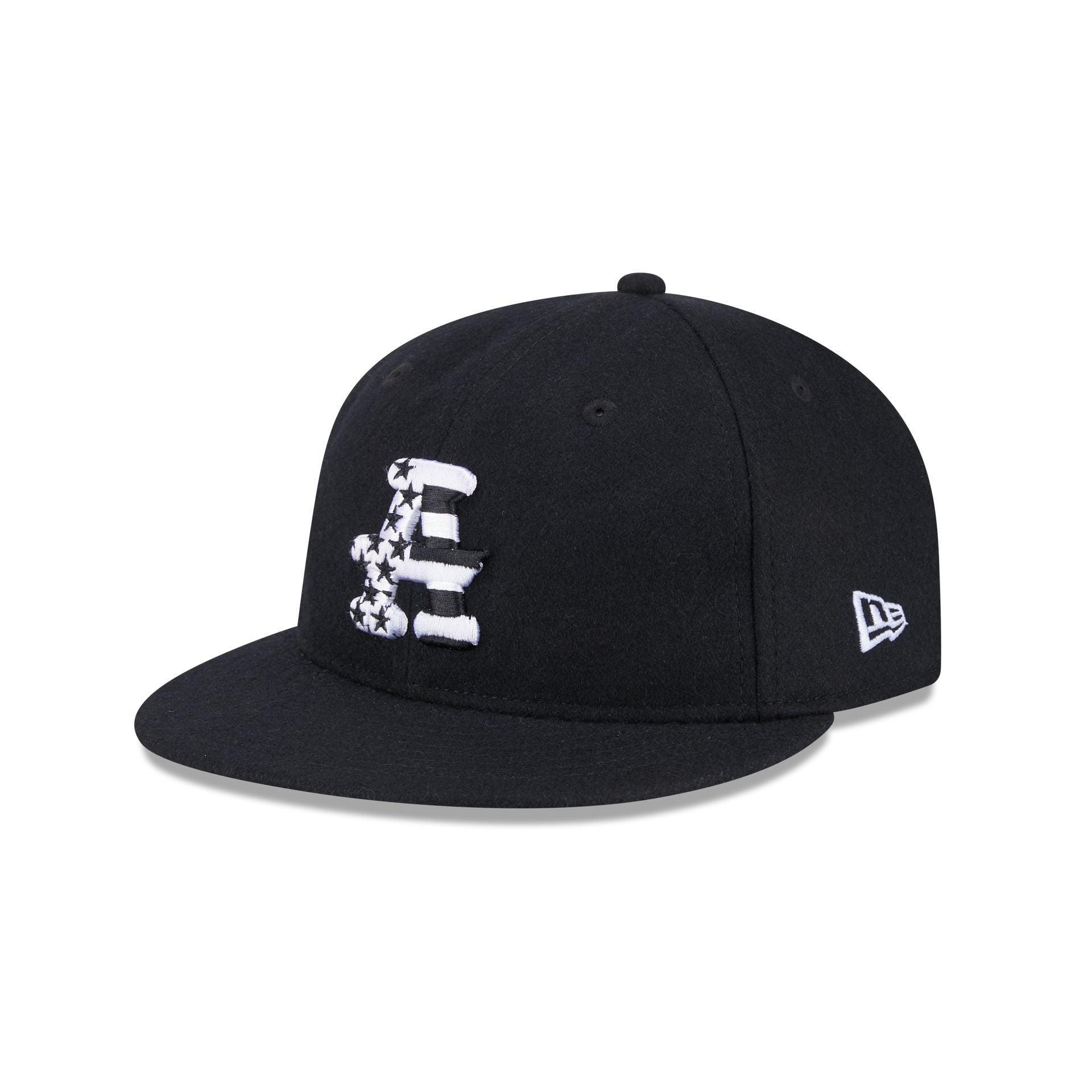 Atlanta Black Crackers Flag Retro Crown 59FIFTY Fitted Hat Male Product Image