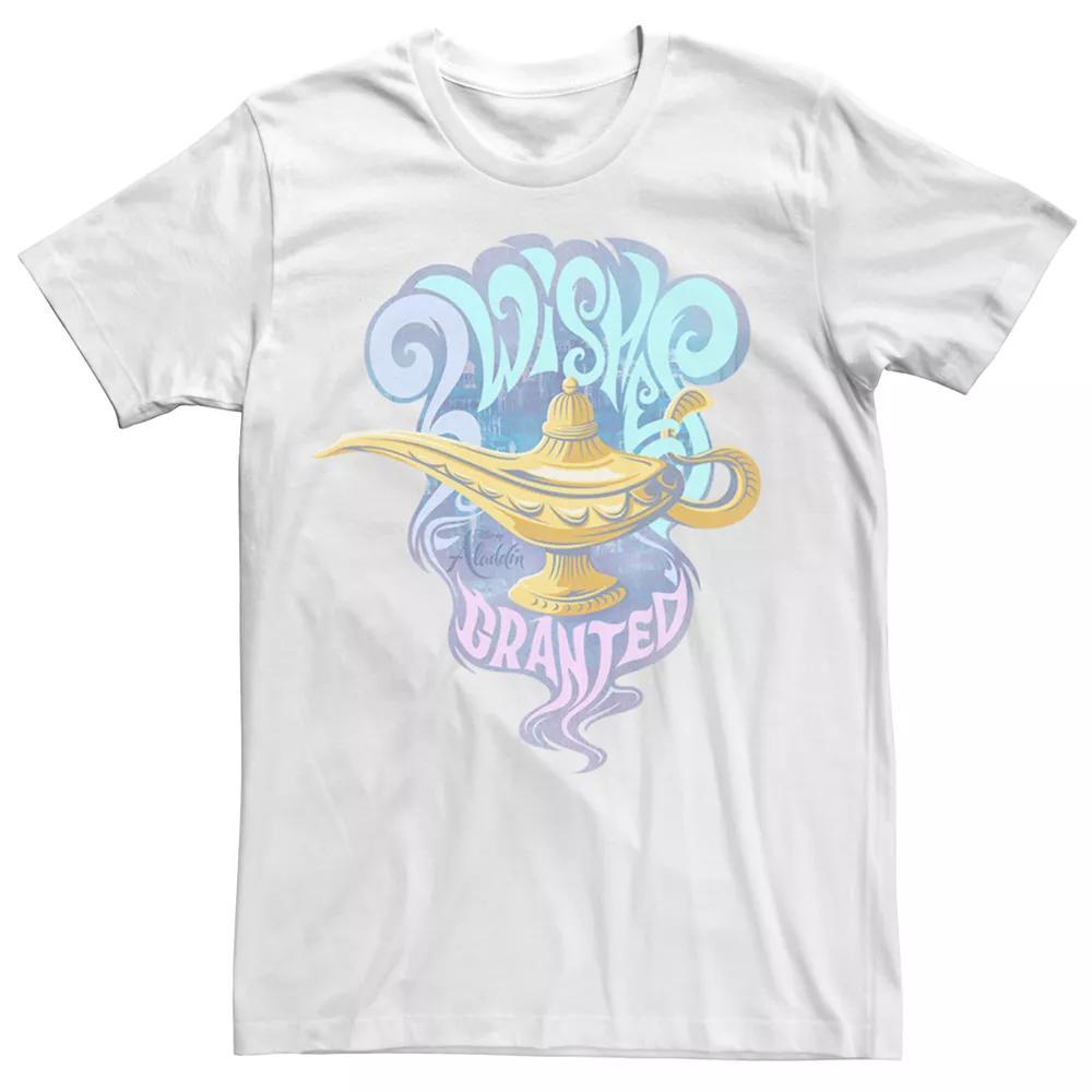 Disney's Aladdin Boys 8-20 Live Action Wishes Granted Genie Lamp Graphic Tee, Boy's, Size: Large, Black Product Image