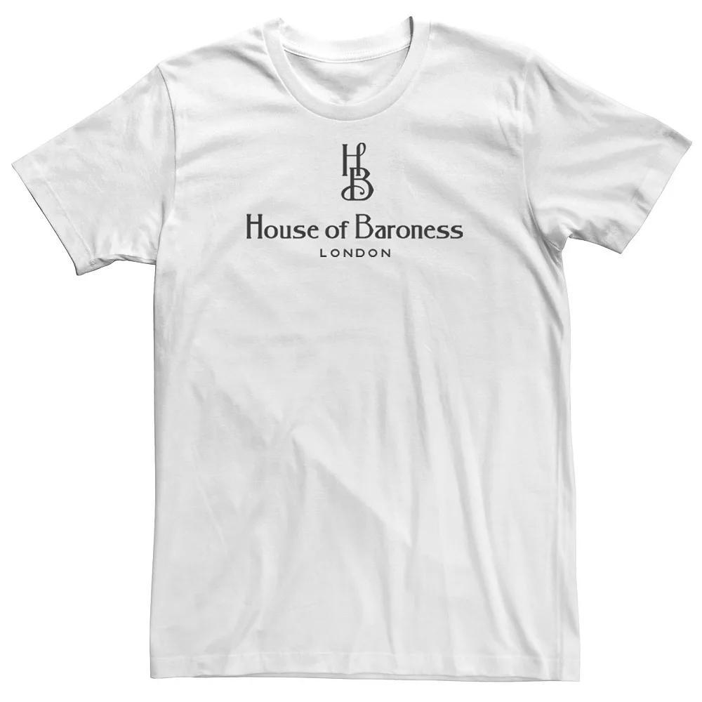 Big & Tall Disney Cruella House Of Baroness London Logo Tee, Men's, Size: 4XLT, Athletic Grey Product Image