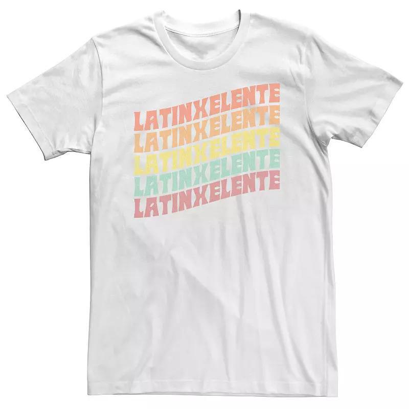 Big & Tall HHM Latinxellente Text Tee, Men's, Size: 3XL, White Product Image