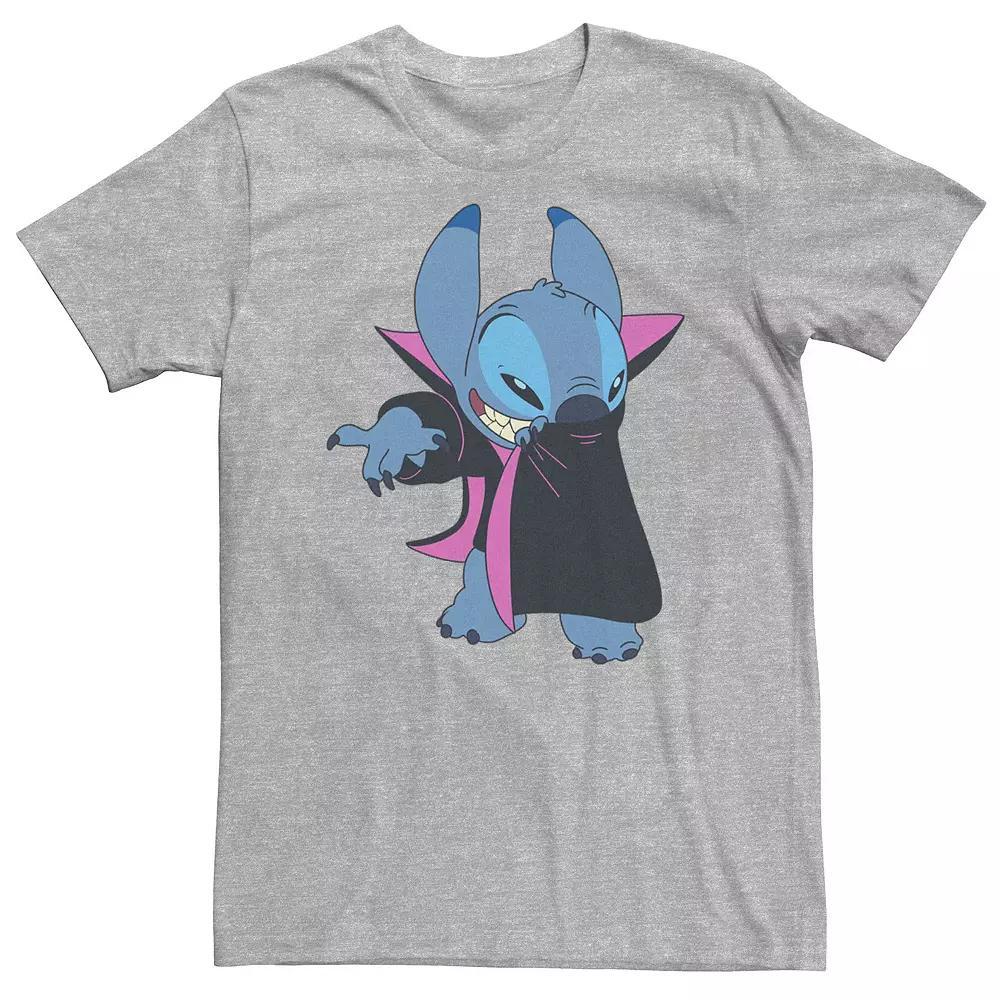 Big & Tall Disney Lilo & Stitch Halloween Stitch Vampire Costume Tee, Men's, Size: Large Tall, Athletic Grey Product Image