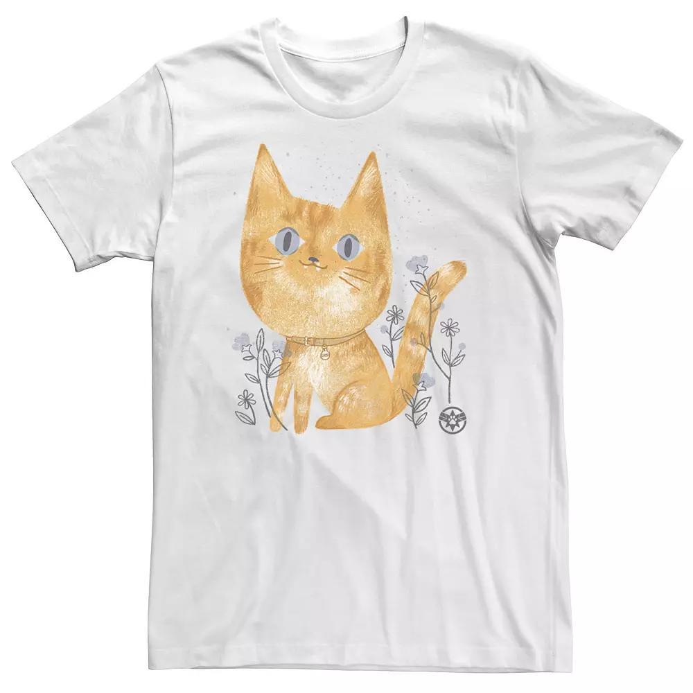 Big & Tall Marvel Captain Marvel Watercolor Goose Graphic Tee, Men's, Size: 5XL, White Product Image