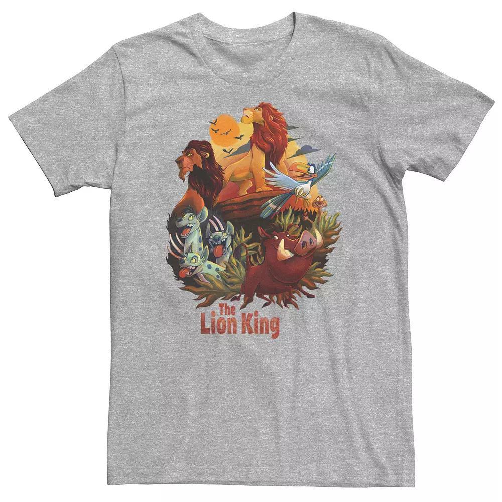 Disney's The Lion King Big & Tall Main Cast Poster Tee, Men's, Size: 3XL, White Product Image