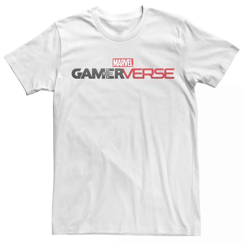 Men's Marvel Gamerverse Line Tee, Size: Large, White Product Image