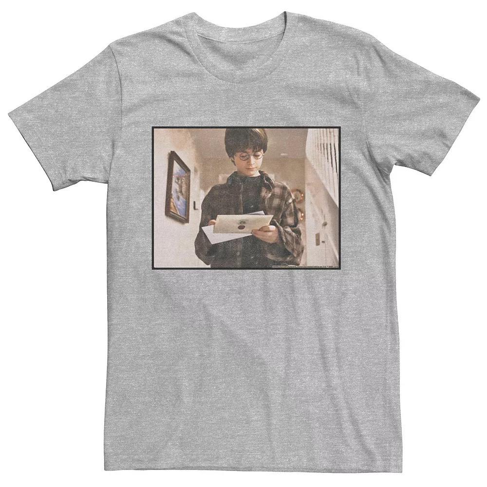 Men's Harry Potter Portrait Panel Graphic Tee, Size: Large, Athletic Grey Product Image
