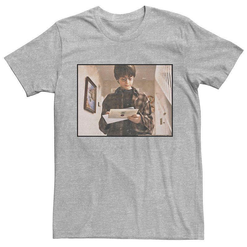 Men's Harry Potter Portrait Panel Graphic Tee, Size: Large, Athletic Grey Product Image