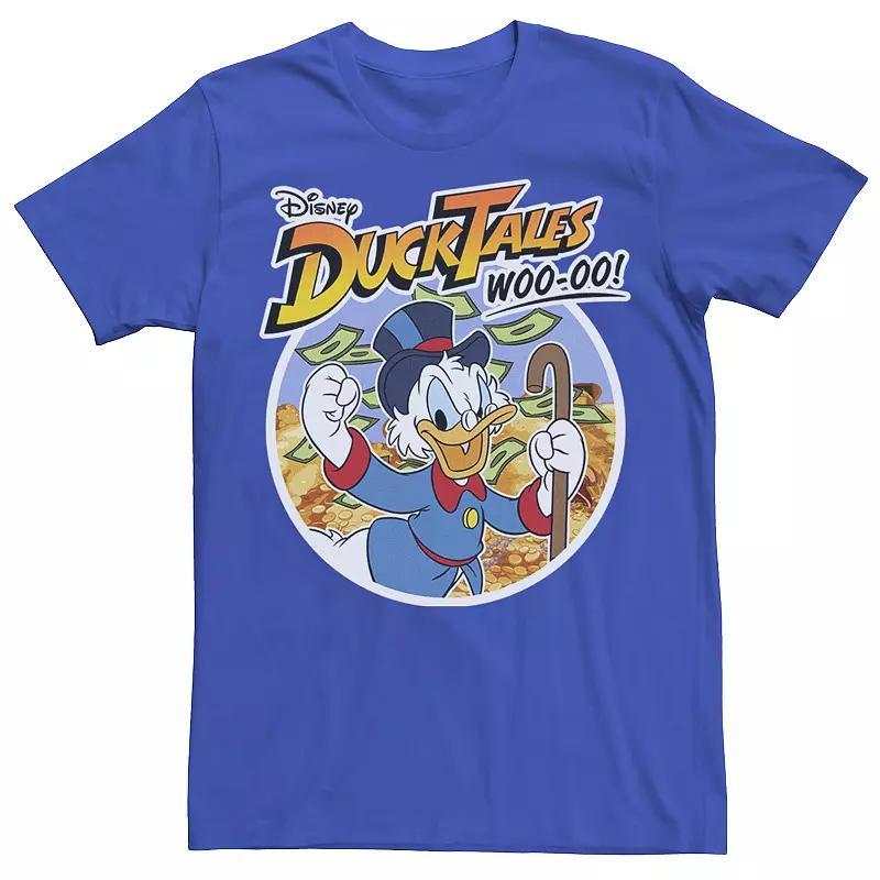 Disney's DuckTales Scrooge McDuck Men's Woo-oo Tee, Size: Large, Royal Product Image