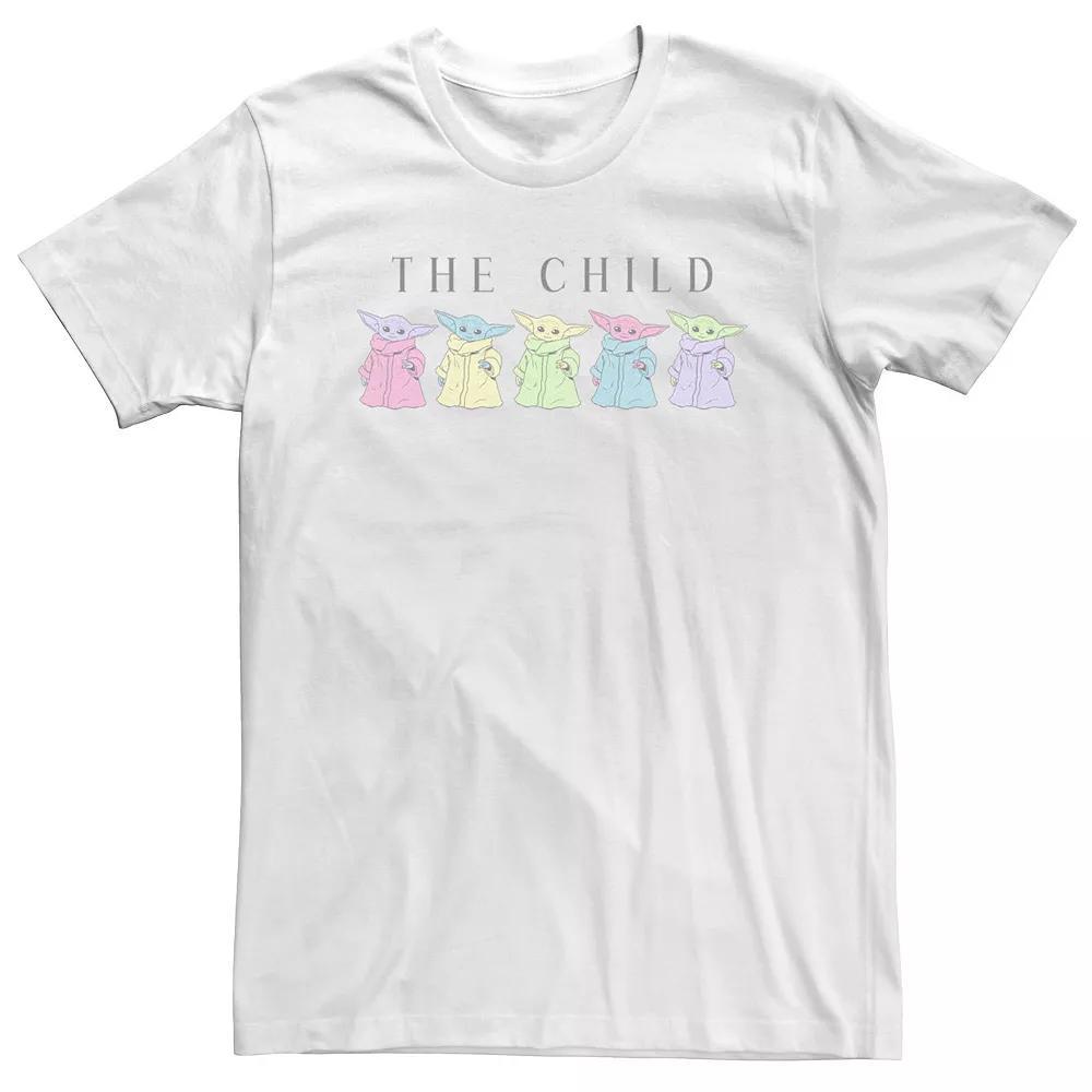 Big & Tall Star Wars: The Mandalorian The Child Variation Portrait Tee, Men's, Size: 5XL, White Product Image
