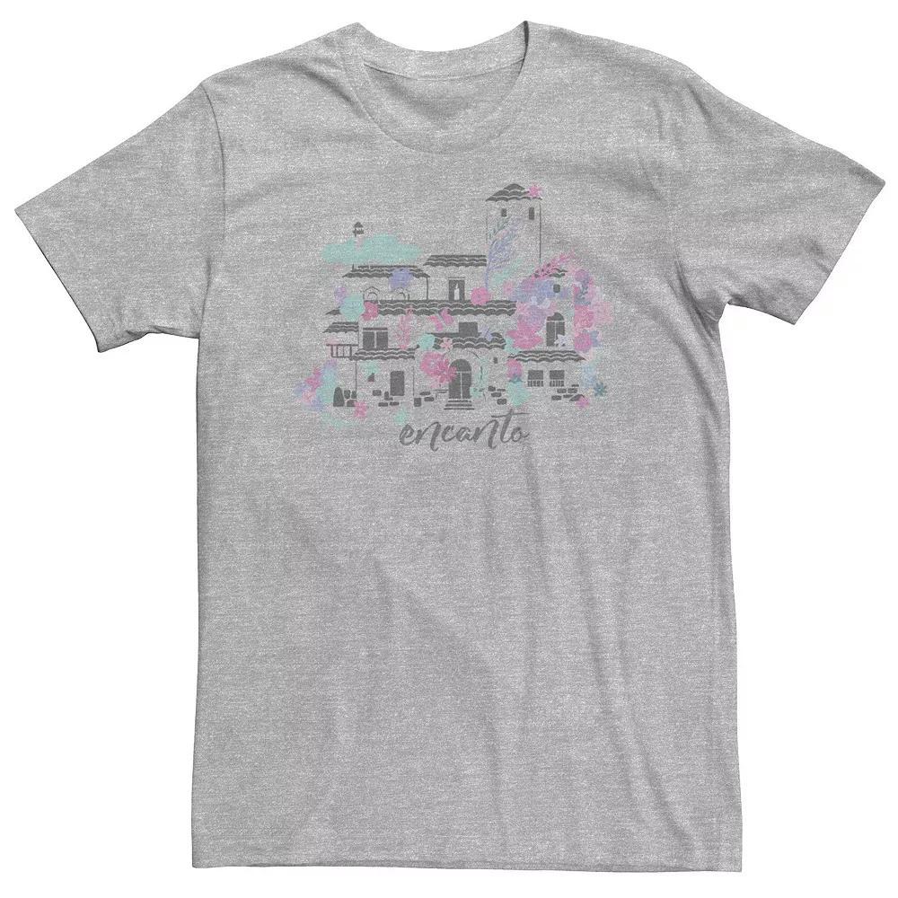 Big & Tall Disney Encanto Home Water Color Portrait Tee, Men's, Size: XXL Tall, Athletic Grey Product Image
