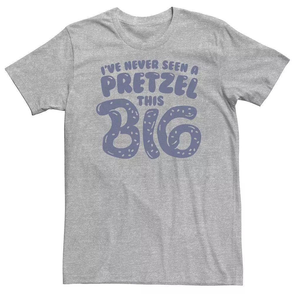 Big & Tall Crazy Ex Girlfriend Pretzel This Big Tee, Men's, Size: 3XL, Athletic Grey Product Image