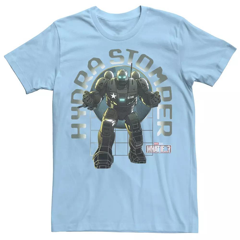 Men's Marvel What If Hydrastomper Geo Poster Tee, Boy's, Size: Large, Light Blue Product Image