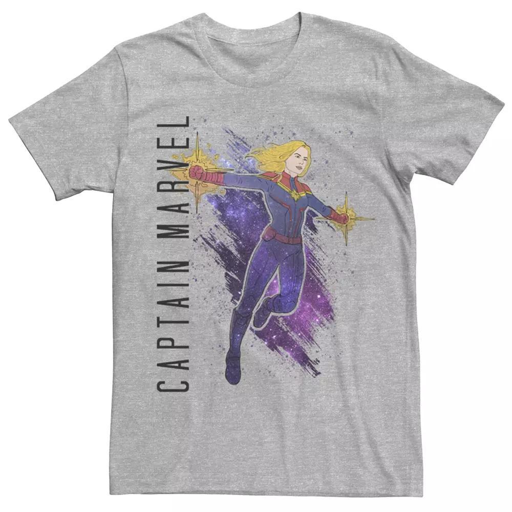 Men's Marvel Avengers Endgame Captain Marvel Tee, Size: Large, Athletic Grey Product Image