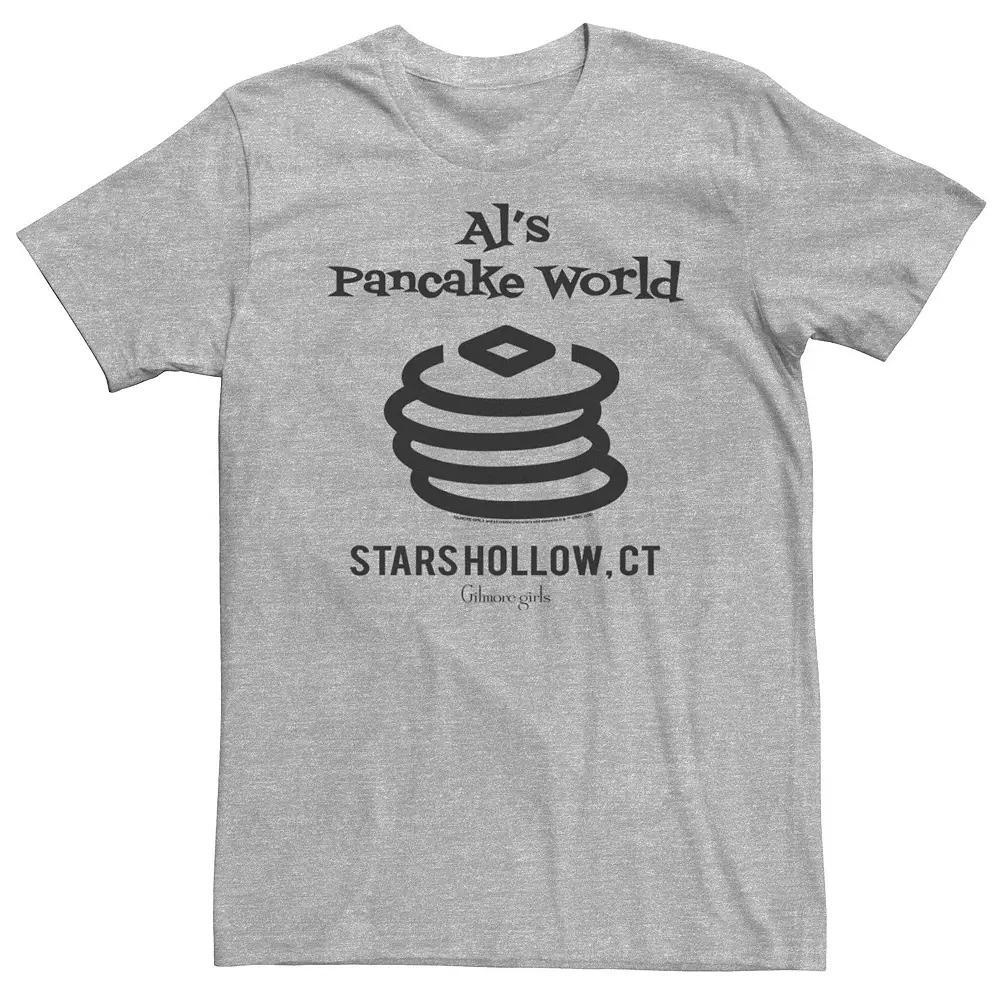 Big & Tall Gilmore Girls Al's Pancake World Logo Tee, Women's, Size: 3XL, Athletic Grey Product Image