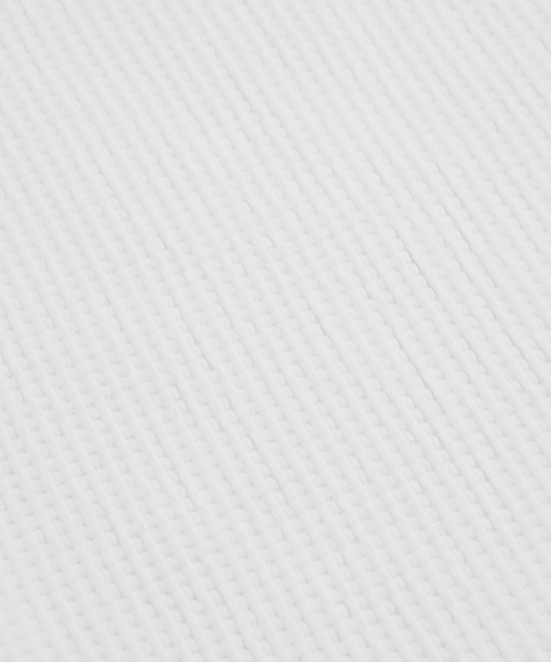 Waffle-Knit Funnel-Neck Long-Sleeve Shirt Product Image