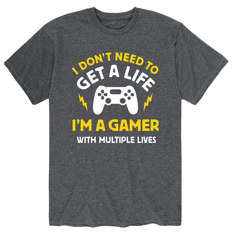 Mens I Dont Need To Get Life Tee Blue Product Image