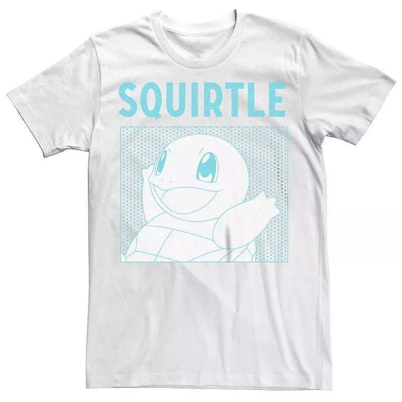 Men's Pokemon Squirtle Comic Panel Box, Size: XS, White Product Image
