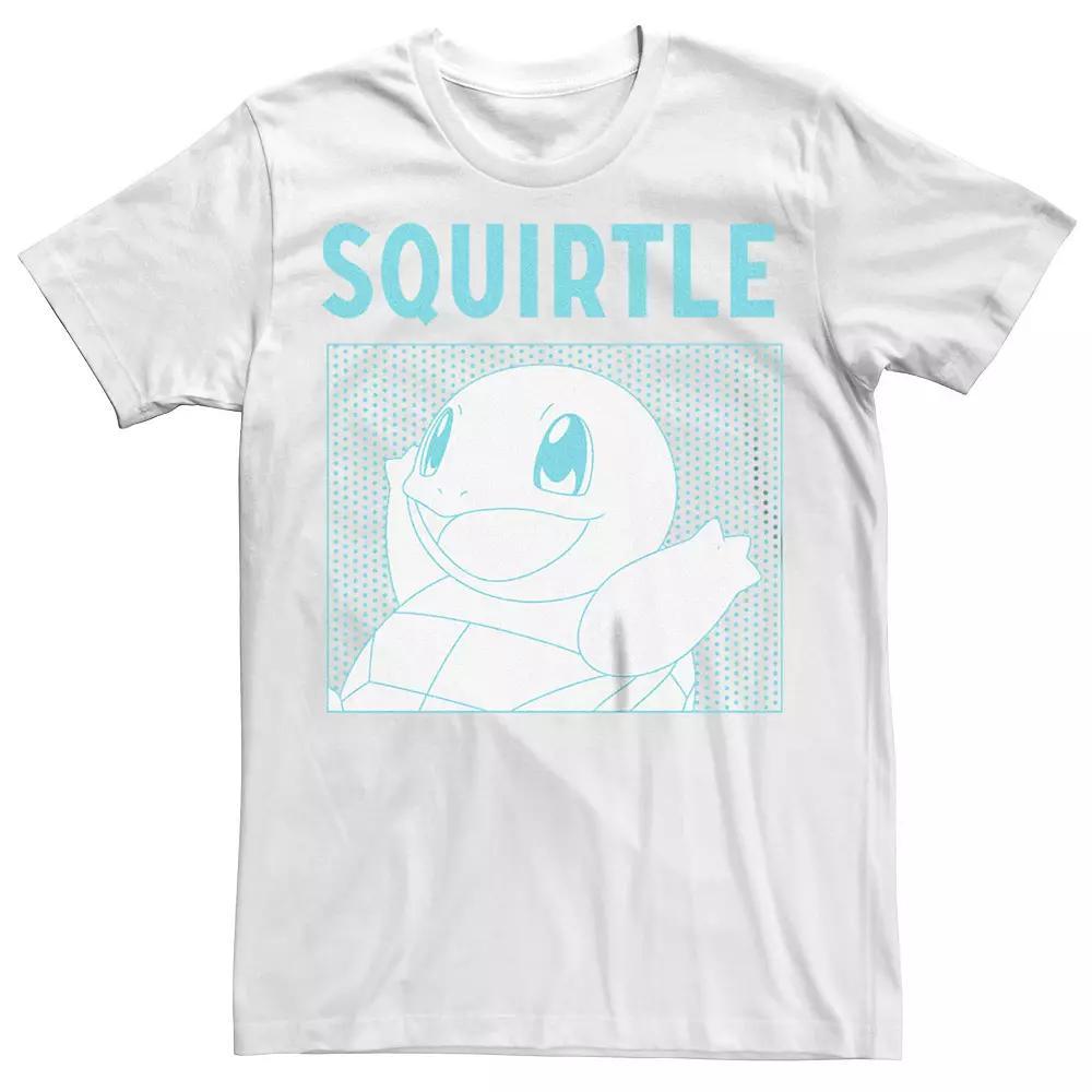 Men's Pokemon Squirtle Comic Panel Box, Size: XS, White Product Image
