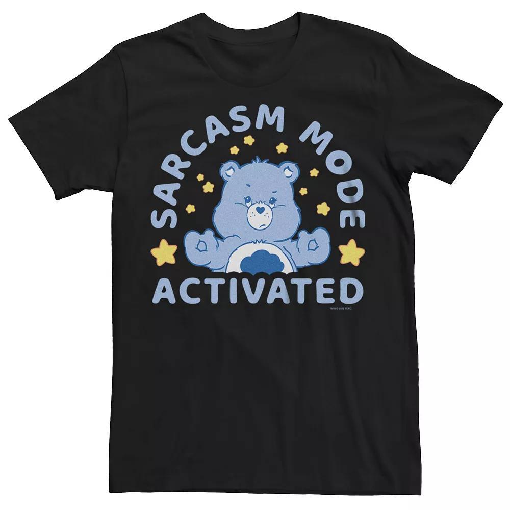 Men's Care Bears Sarcasm Mode Activated Graphic Tee, Size: XL, Black Product Image