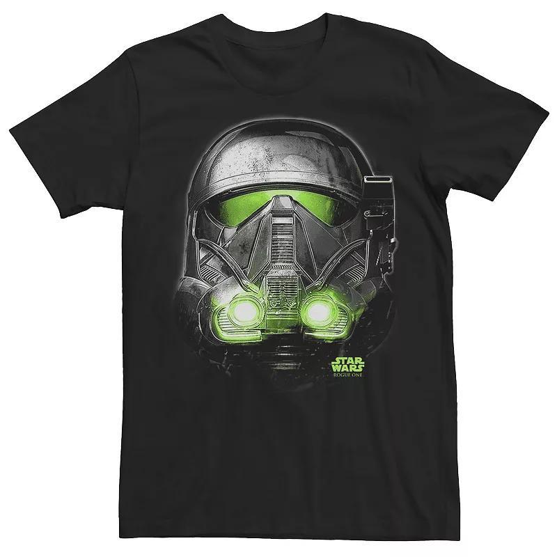 Men's Star Wars Rogue One Death Trooper Helmet Tee, Size: Medium, Black Product Image