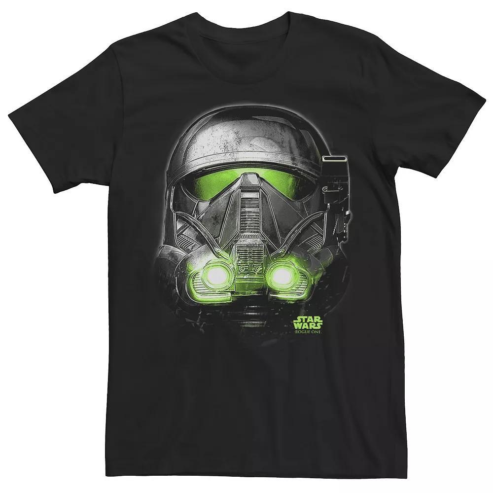 Men's Star Wars Rogue One Death Trooper Helmet Tee, Size: Medium, Black Product Image