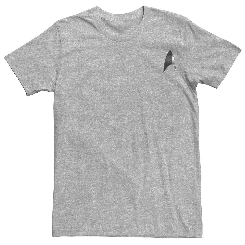 Men's Disney's Moana Pua Outline Left Chest Tee, Size: Large, Silver Product Image