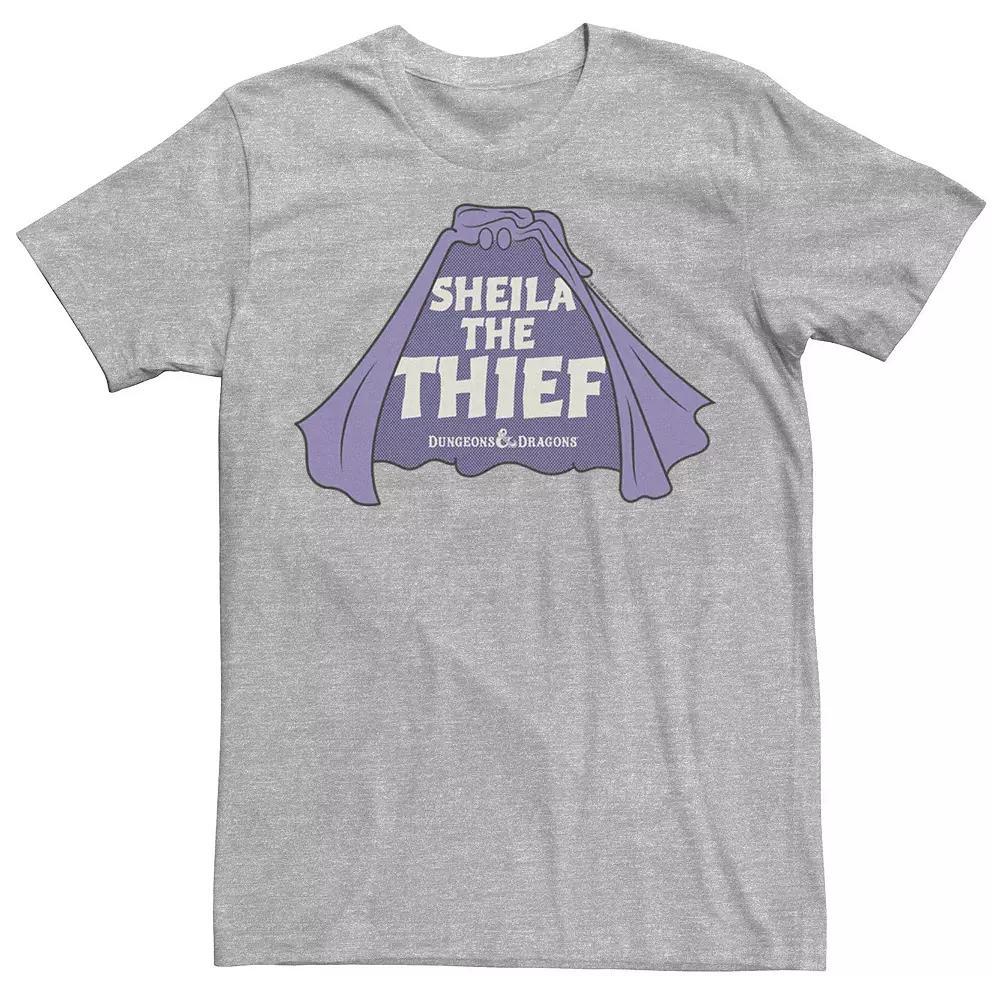 Men's Dungeons & Dragons Sheila The Thief Cape Tee, Size: 3XL, Athletic Grey Product Image