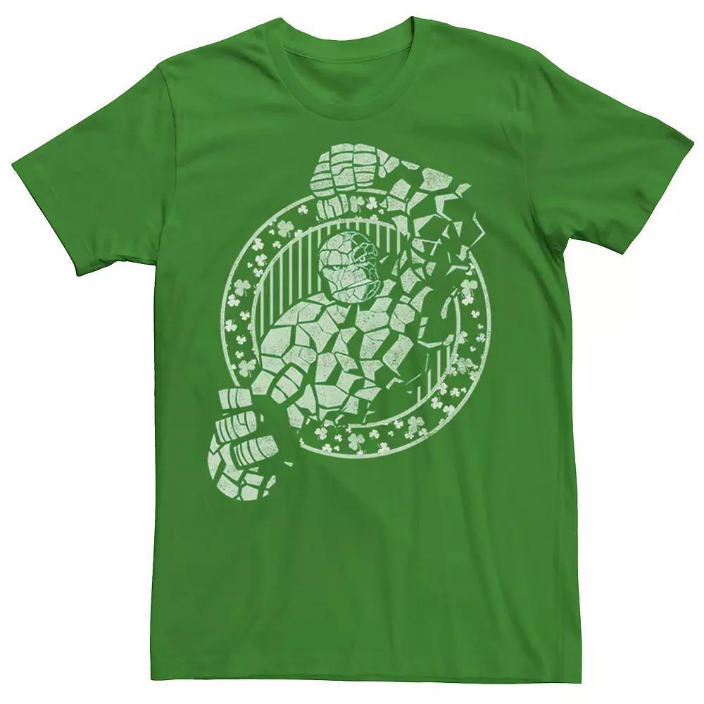 Men's Marvel St. Patrick's Day Fantastic Four The Thing Shamrock Tee, Size: Small, Kelly Product Image