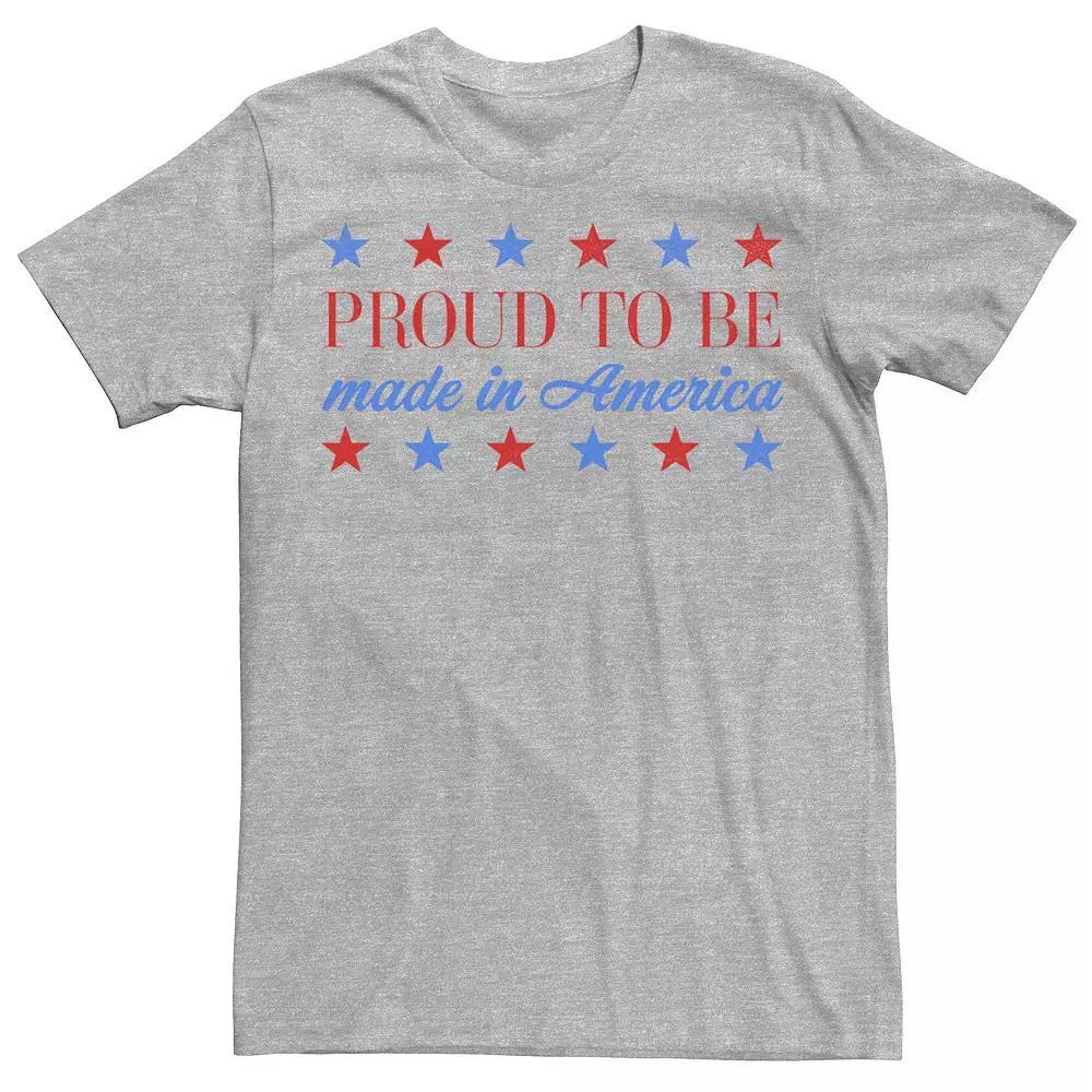 Men's Proud To Be Made In America Tee, Size: 3XL, Athletic Grey Product Image