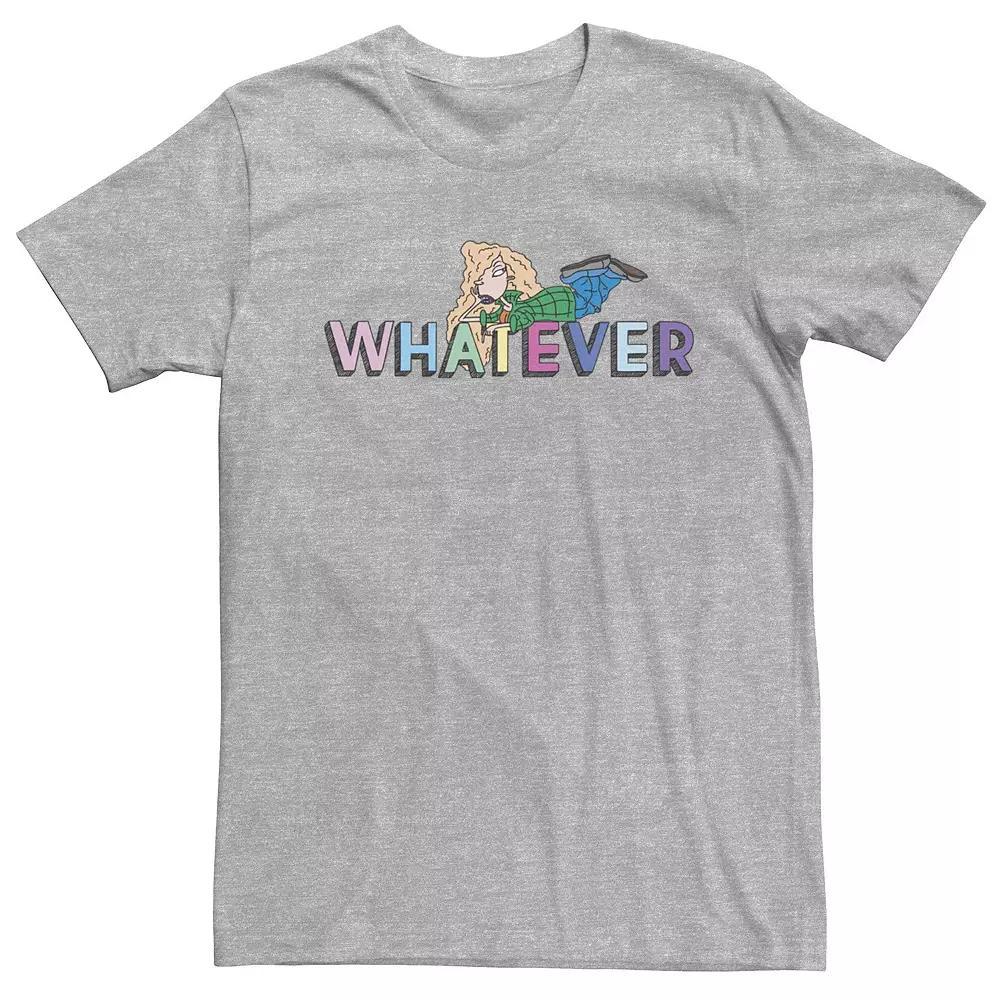 Men's Wild Thornberries Debbie Whatever Colorful Text Short Sleeve Tee, Size: Medium, Athletic Grey Product Image