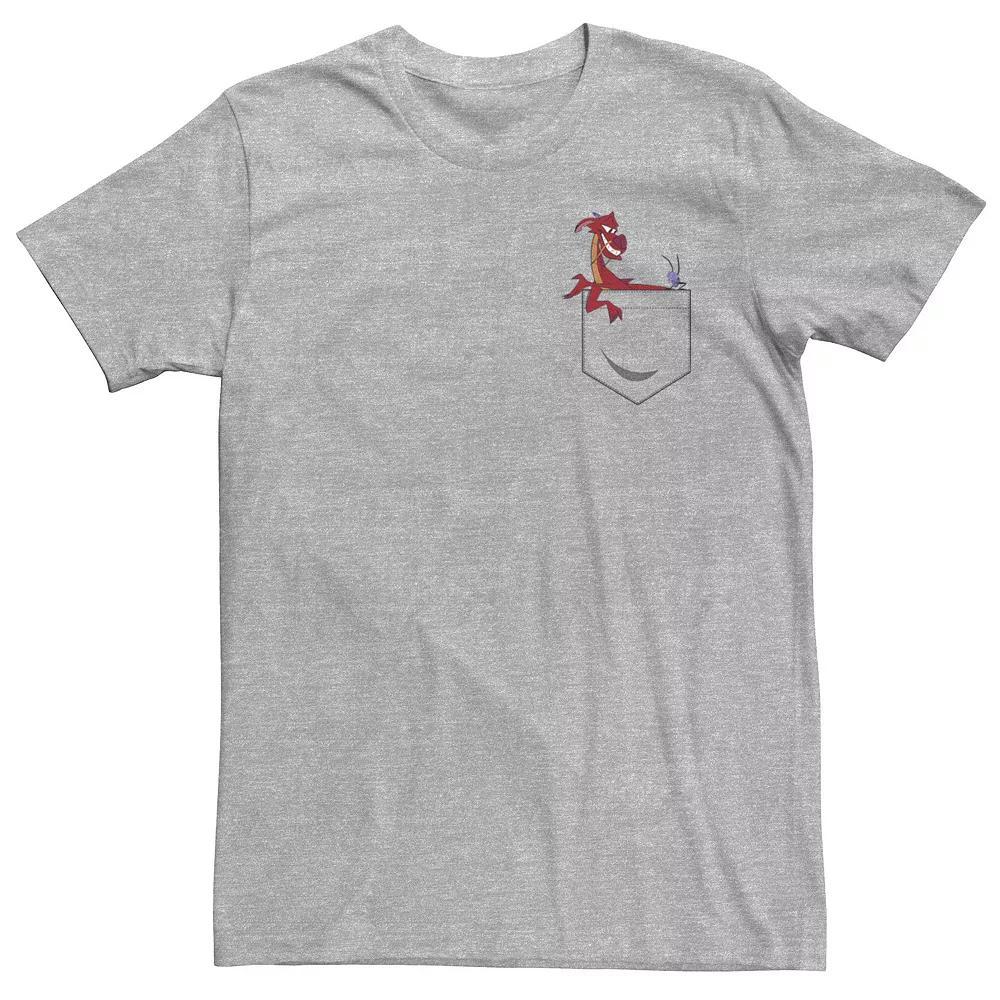 Men's Disney's Moana Pua Outline Left Chest Tee, Size: Large, Silver Product Image