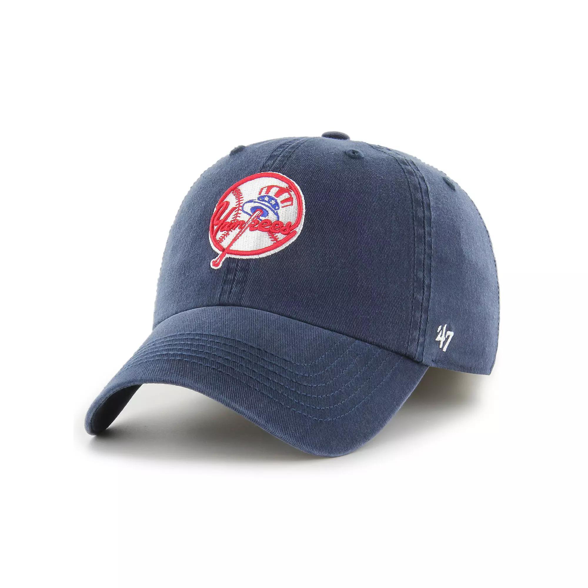 Mens 47 New York Yankees Franchise Logo Fitted Hat Blue Product Image