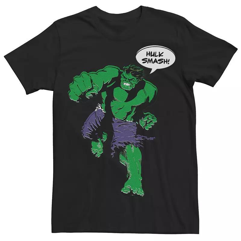 Men's Marvel Retro The Incredible Hulk Vintage Smash Graphic Tee, Size: XL, Black Product Image