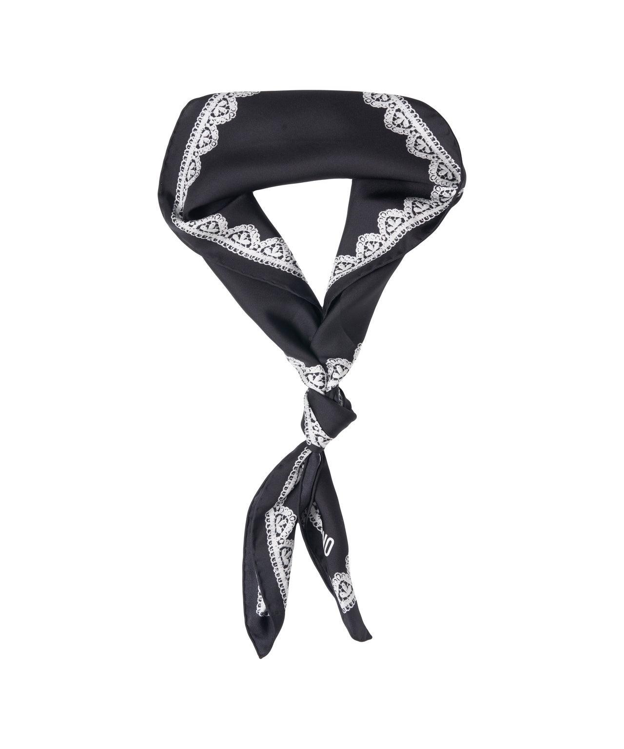 Silk scarf with lace pattern Product Image