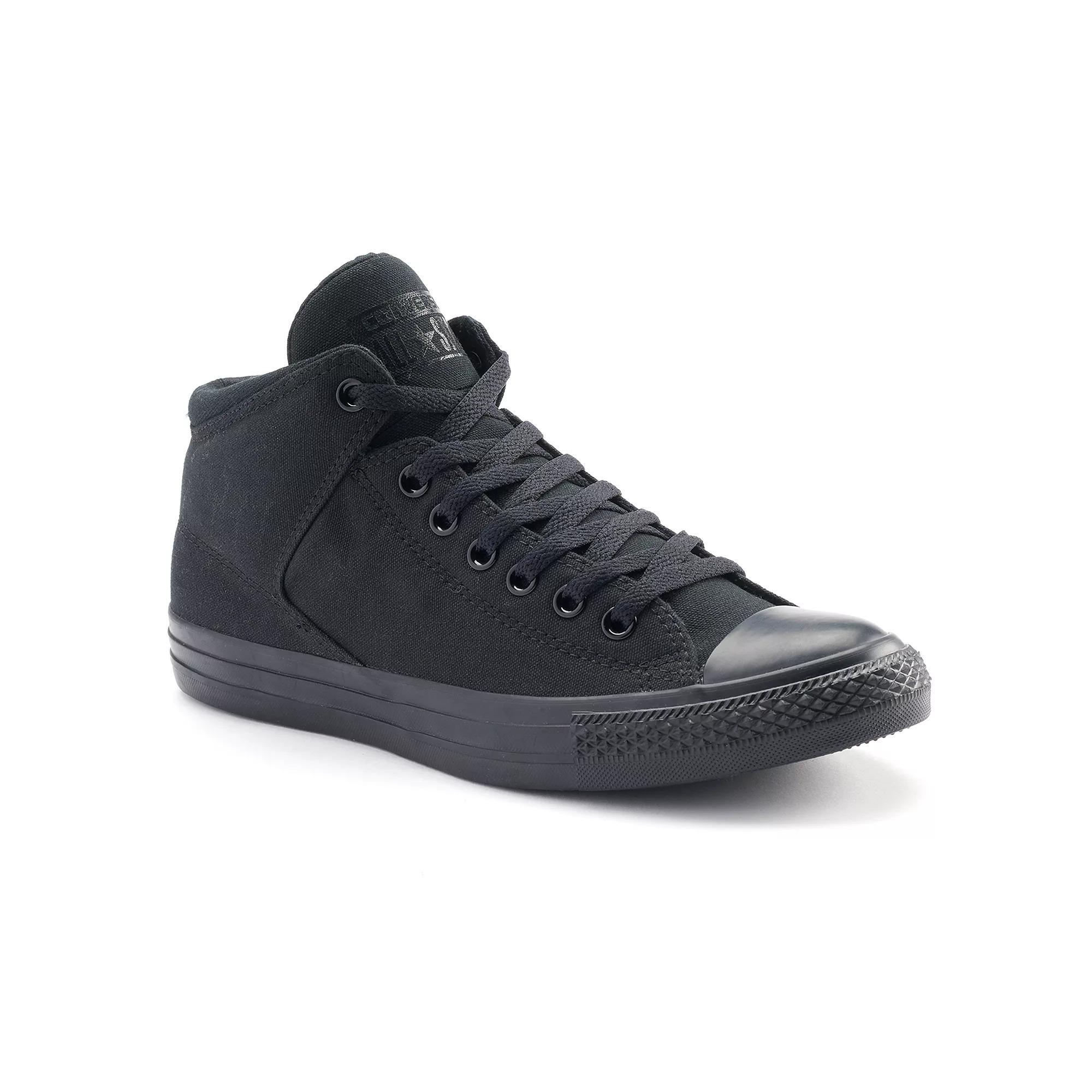 Adult Converse Chuck Taylor All Star High Street Mid-Top Sneakers, Women's, Size: M11.5W13.5, Black Product Image