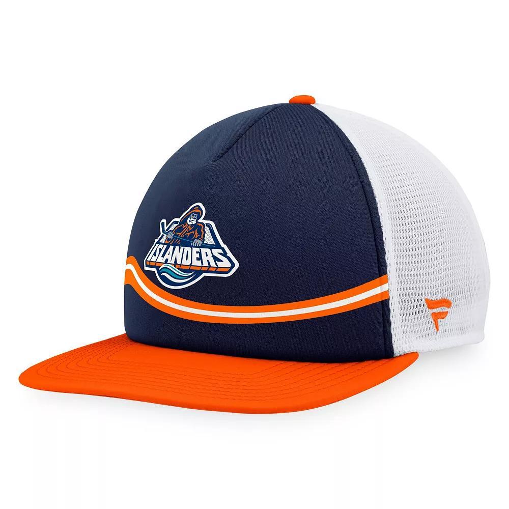 Men's Fanatics Branded Navy New York Islanders Special Edition Trucker Adjustable Hat, Isl Blue Product Image