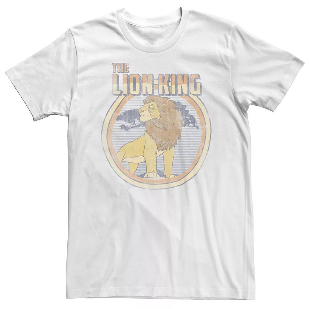 Big & Tall Disney Lion King Classic Simba Tee, Men's, Size: 4XL, White Product Image