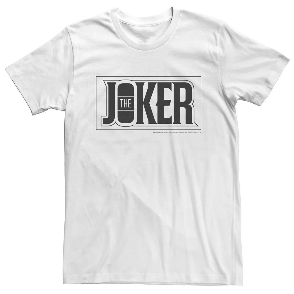 Men's DC Comics Batman Joker Graphic Tee, Size: 3XL, White Product Image