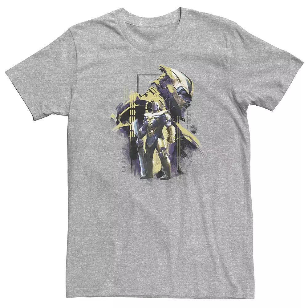 Men's Marvel Ms. Marve Lighting Doodle Tee, Size: XXL, Light Blue Product Image