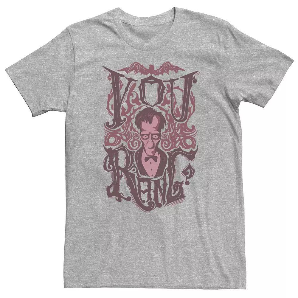 Men's The Addams Family Lurch You Rang Artsy Portrait Tee, Size: Medium, Athletic Grey Product Image