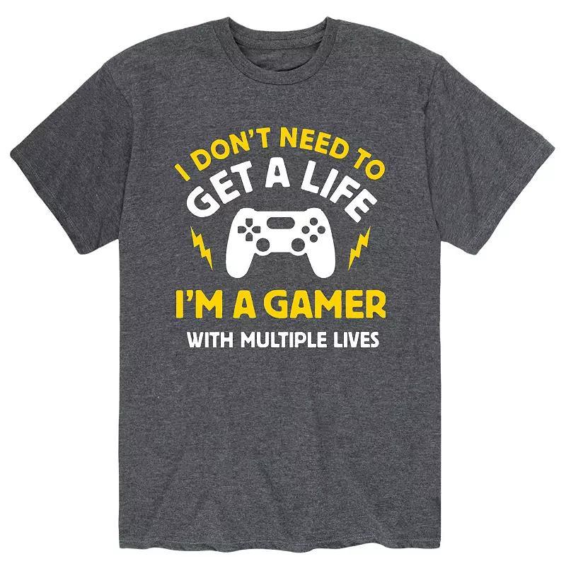 Mens I Dont Need To Get Life Tee Blue Product Image