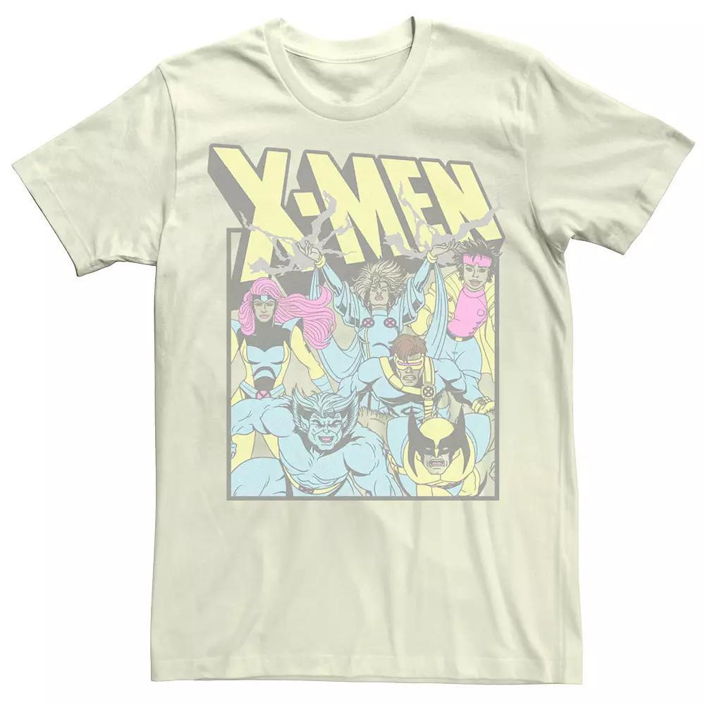 Men's X-Men Classic Group Comic Tee, Size: Large, Natural Product Image
