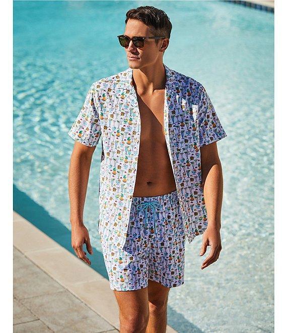 Caribbean Beach Drinks Cabana Woven Top Product Image