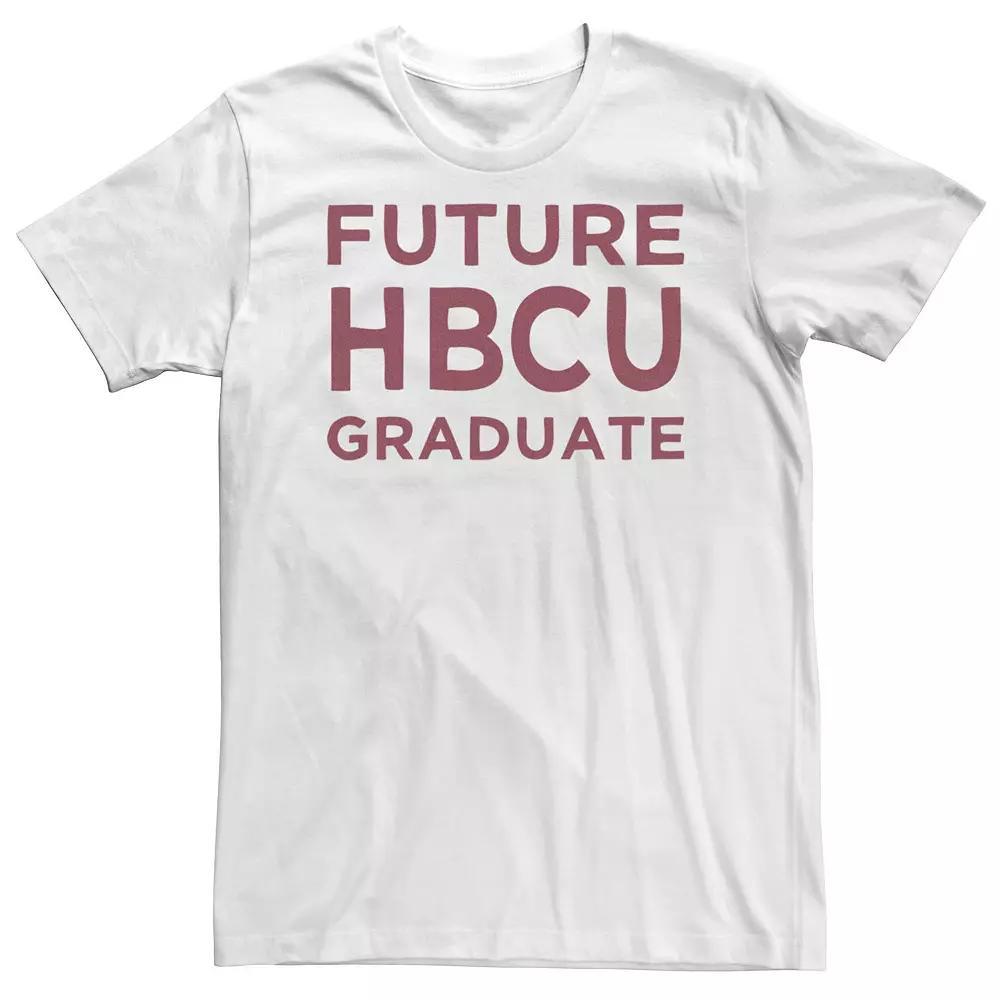 Big & Tall "Future HBCU Graduate" Tee, Men's, Size: XXL Tall, White Red Product Image