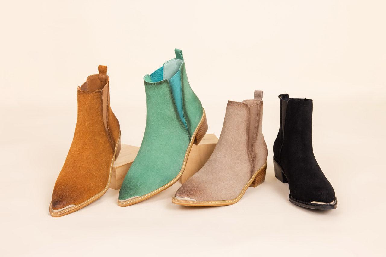Wylie Suede Ankle Boot in Tan (Online Exclusive) Product Image