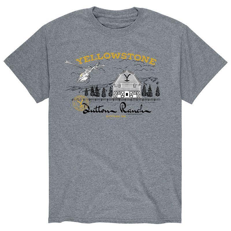 Big & Tall Yellowstone Dutton Ranch Tee, Mens Product Image